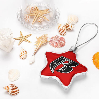 RR Christmas Hanging Star - Red