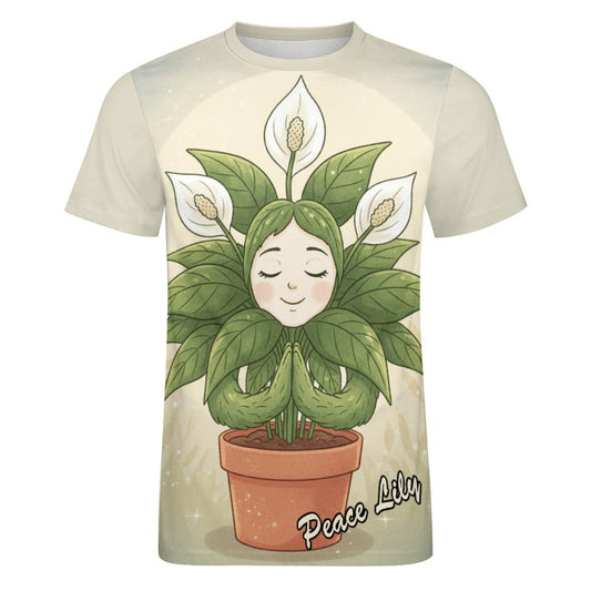 Plant Love Ice Silk Tee - Peace Lily