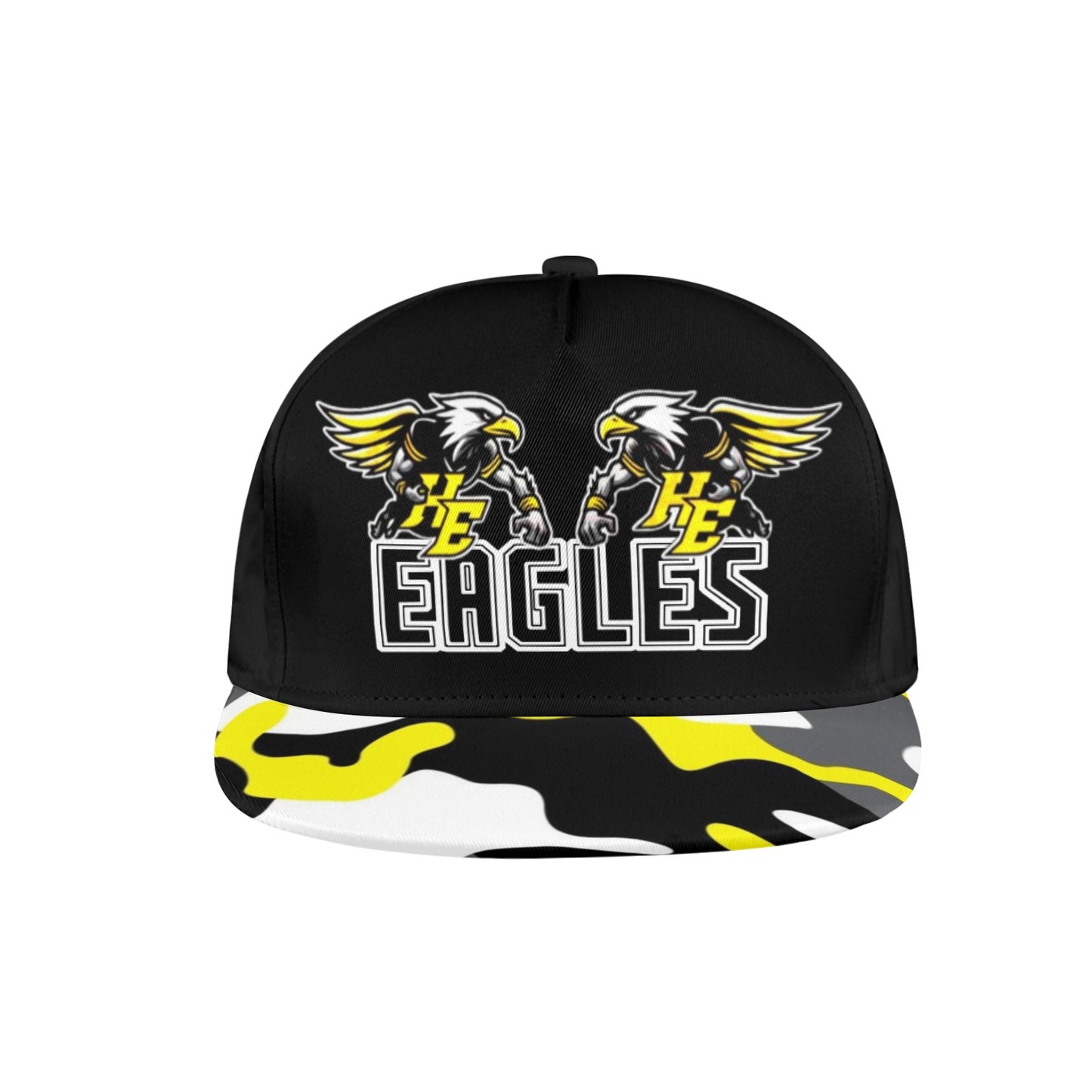 HYA Eagles Football Snapback Hat Camo