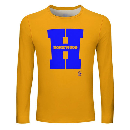 Homewood H Long Sleeve Gld/Blu