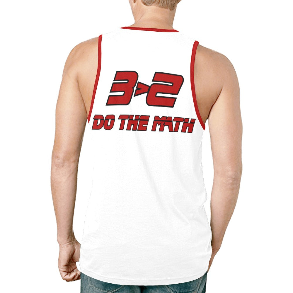 3>2 Mens Tank Red