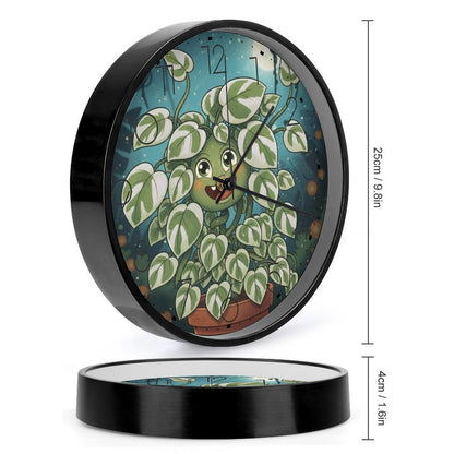 Plant Love 10x10 Wall Clock - NJoy Pothos