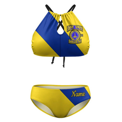 One Unit Two-piece Swimsuit Plus Sized