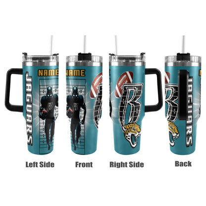 RR JAGUARS 40OZ STAINLESS STEEL TUMBLER 2025