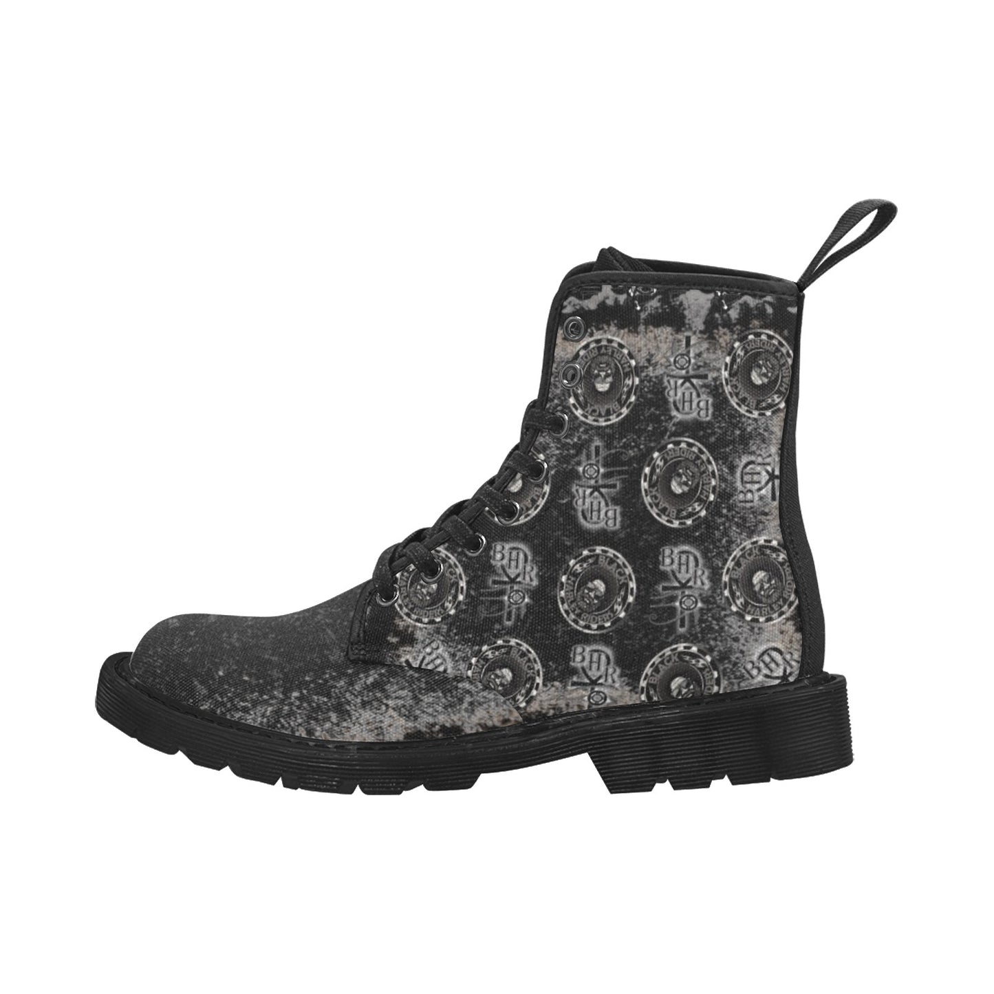 BHR Boots Bandana Print Blk