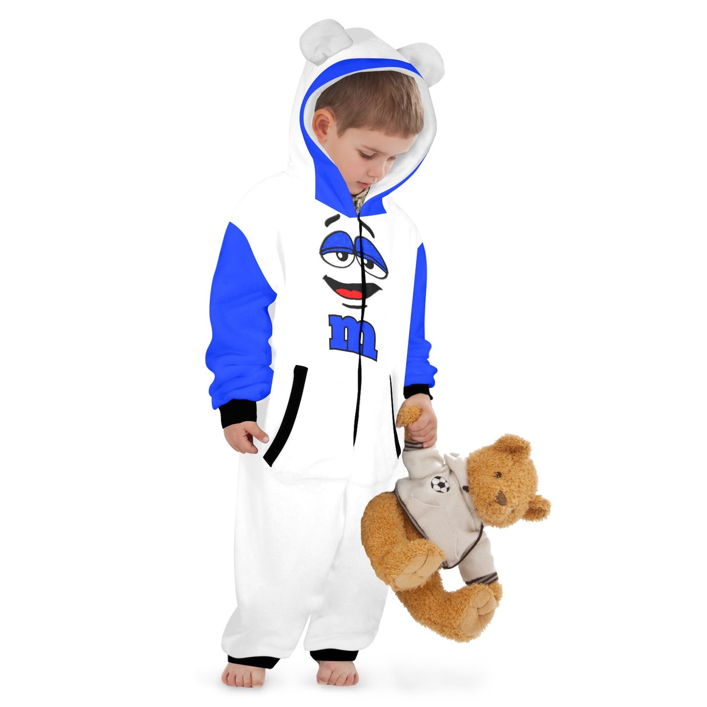Kids M&M Onesie Blue