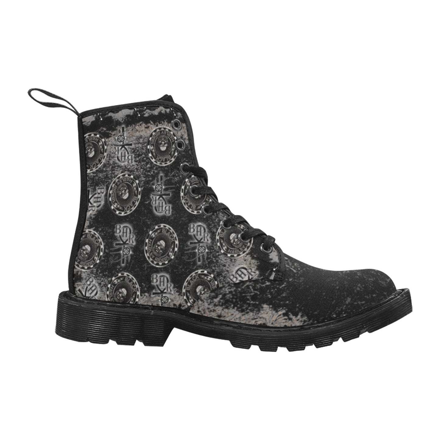 BHR Boots Bandana Print Blk