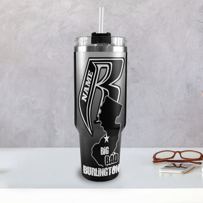 Big Bad Burlington 40oz Stainless Steel Tumbler Gry Camo