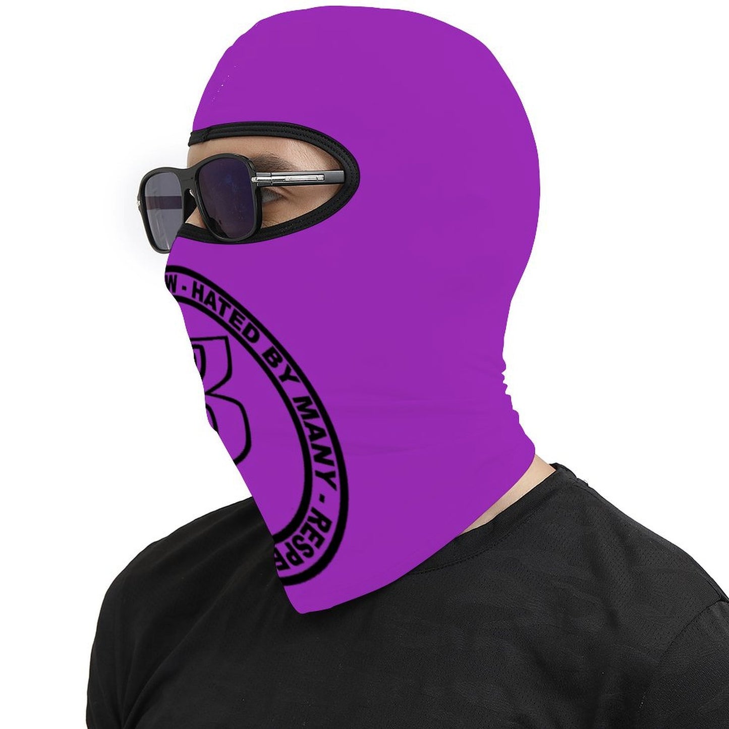 RR Full Mask Purple Logo