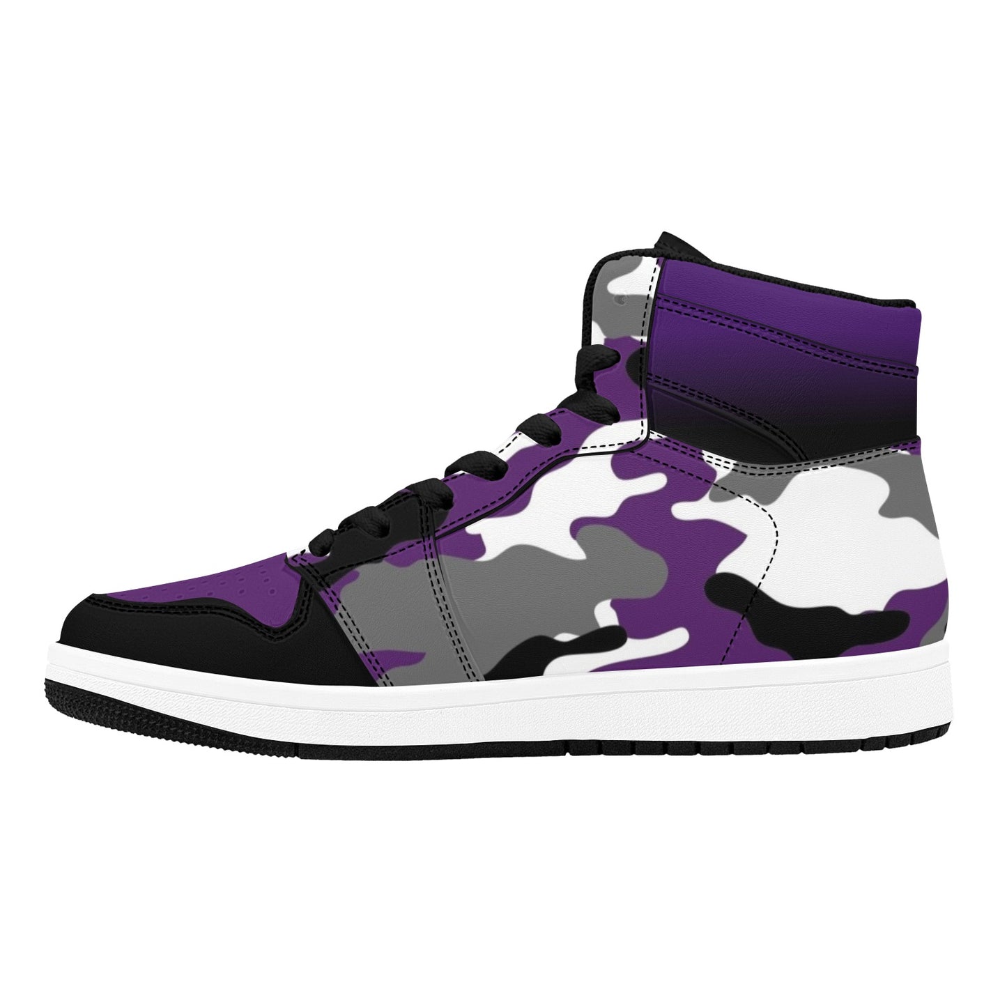 RR Purple Camo High Top Sneakers