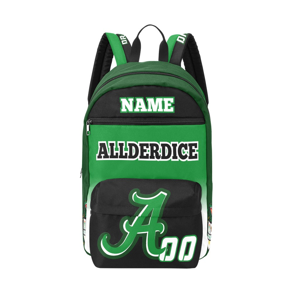 Allderdice Dragons Large Capacity Travel Backpack 2 - Add your name.