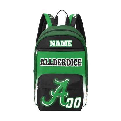 Allderdice Dragons Large Capacity Travel Backpack 2 - Add your name.