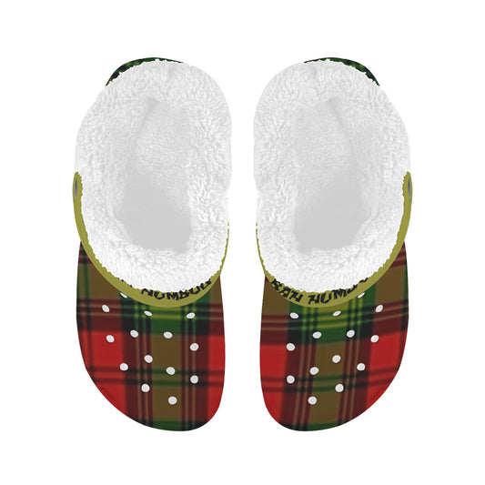 Christmas Fleece Lined Foam Clogs - Grinch