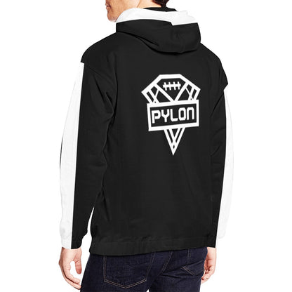 Pylon Printed Hoodie Blk