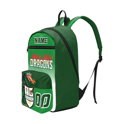 Allderdice Dragons Large Capacity Travel Backpack 1 - Add your name.