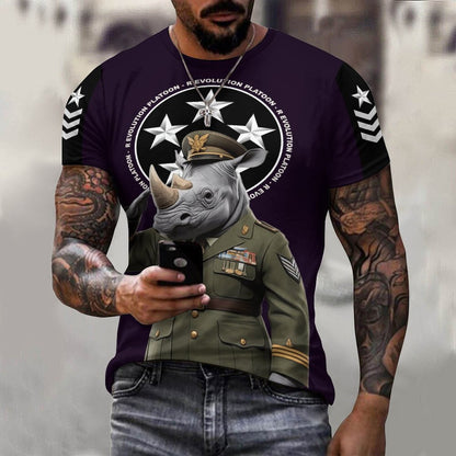 R Evolution Platoon Rhino - Unisex Tee