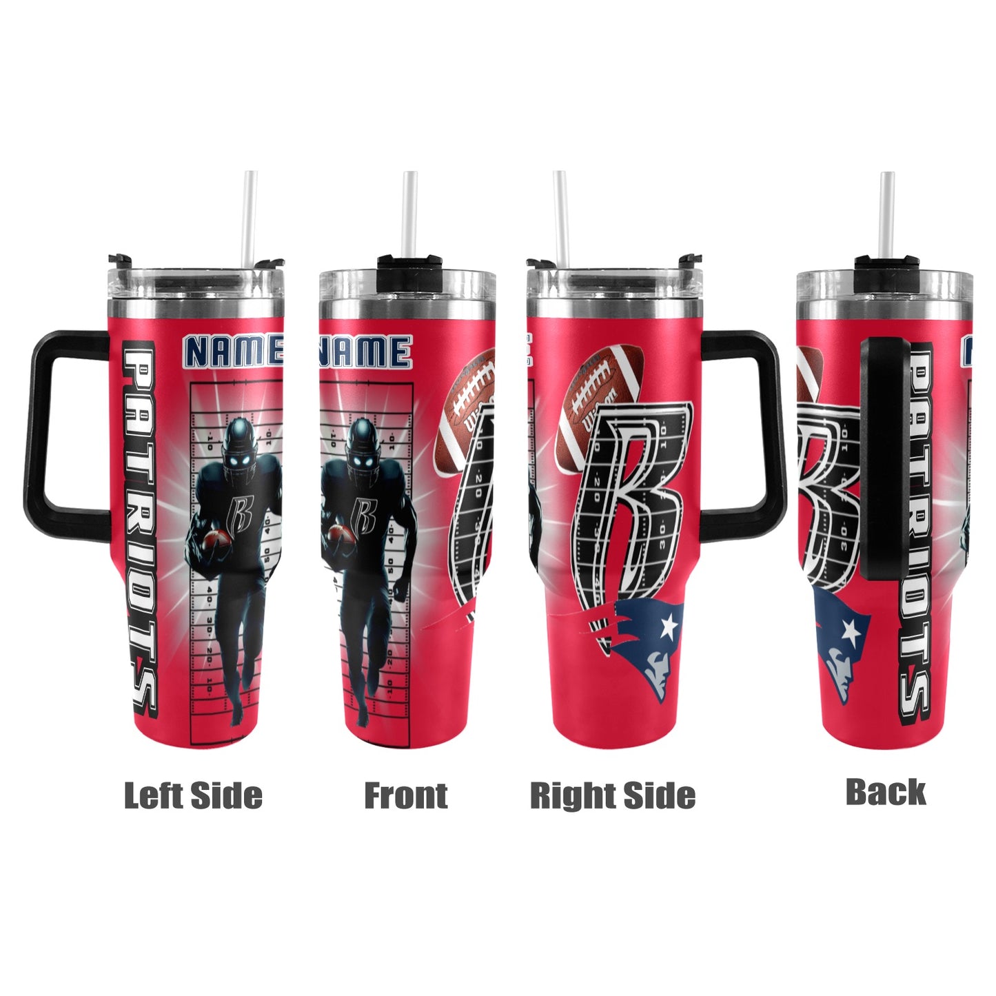 RR PATRIOTS 40OZ STAINLESS STEEL TUMBLER 2025