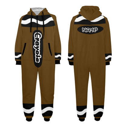 Crayon Unisex Onesie Brown