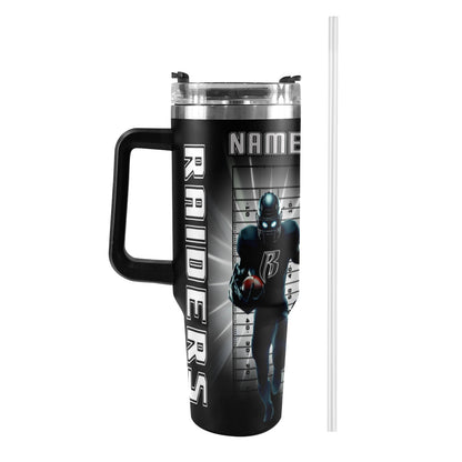 RR RAIDERS 40OZ STAINLESS STEEL TUMBLER 2025