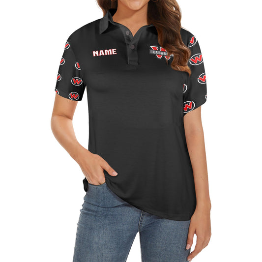 West Cabarrus Womens Polo Blk