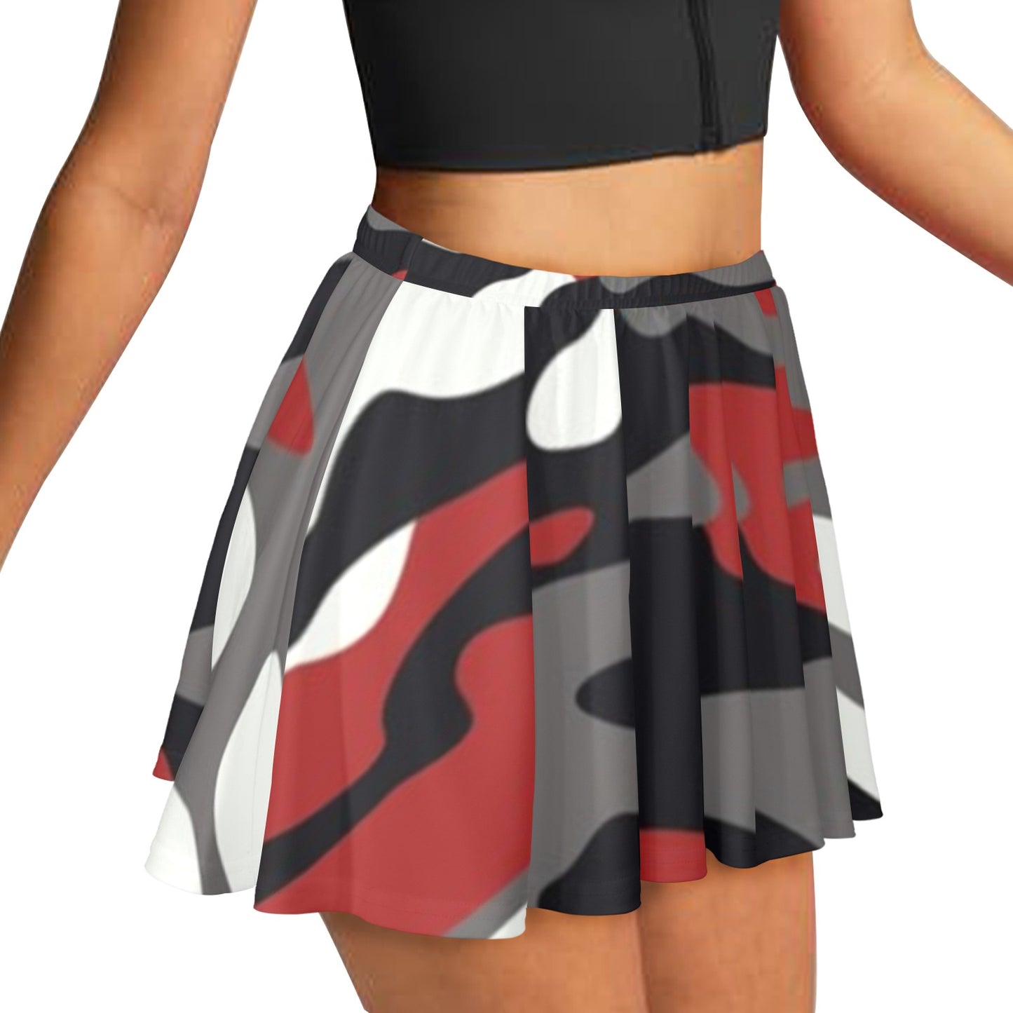 Fort Worth Red Camo Mini Skirt