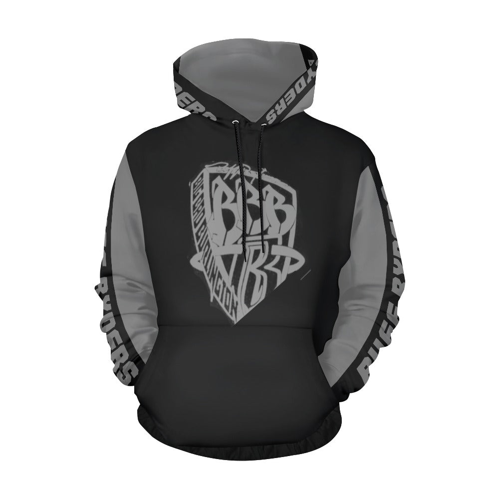 BBB Big Bad Burlington State Hoodie Gry