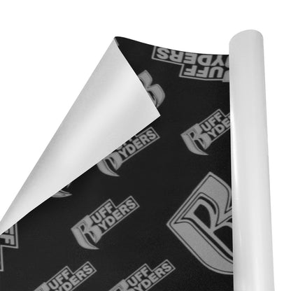 RR Christmas Wrapping Paper 58" x 23" 2 Rolls Blk/Silver