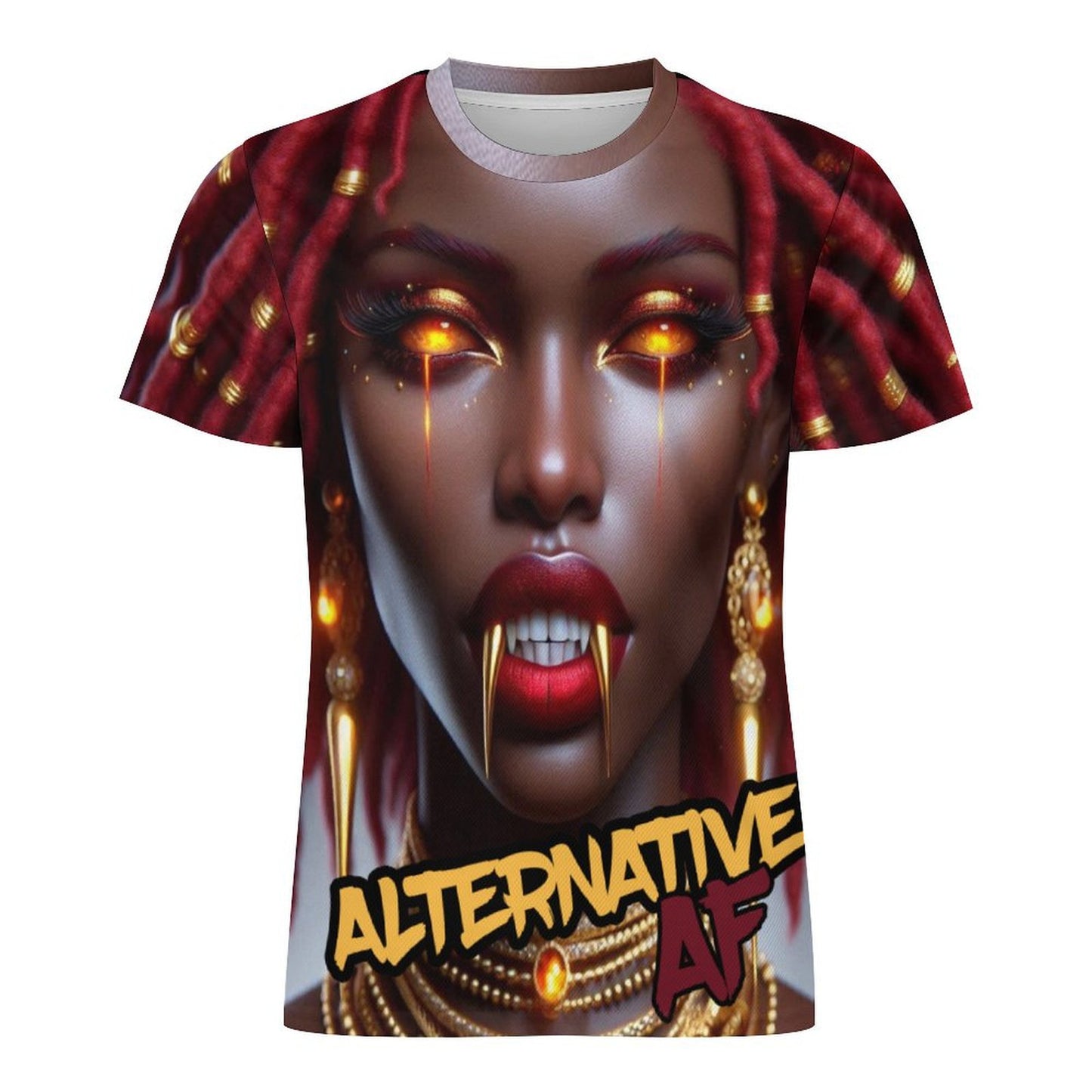 AF Red Vampiress Ice Silk Tee