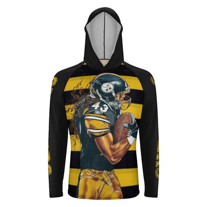 Troy Polamalu Signature Ice Silk Hoodie