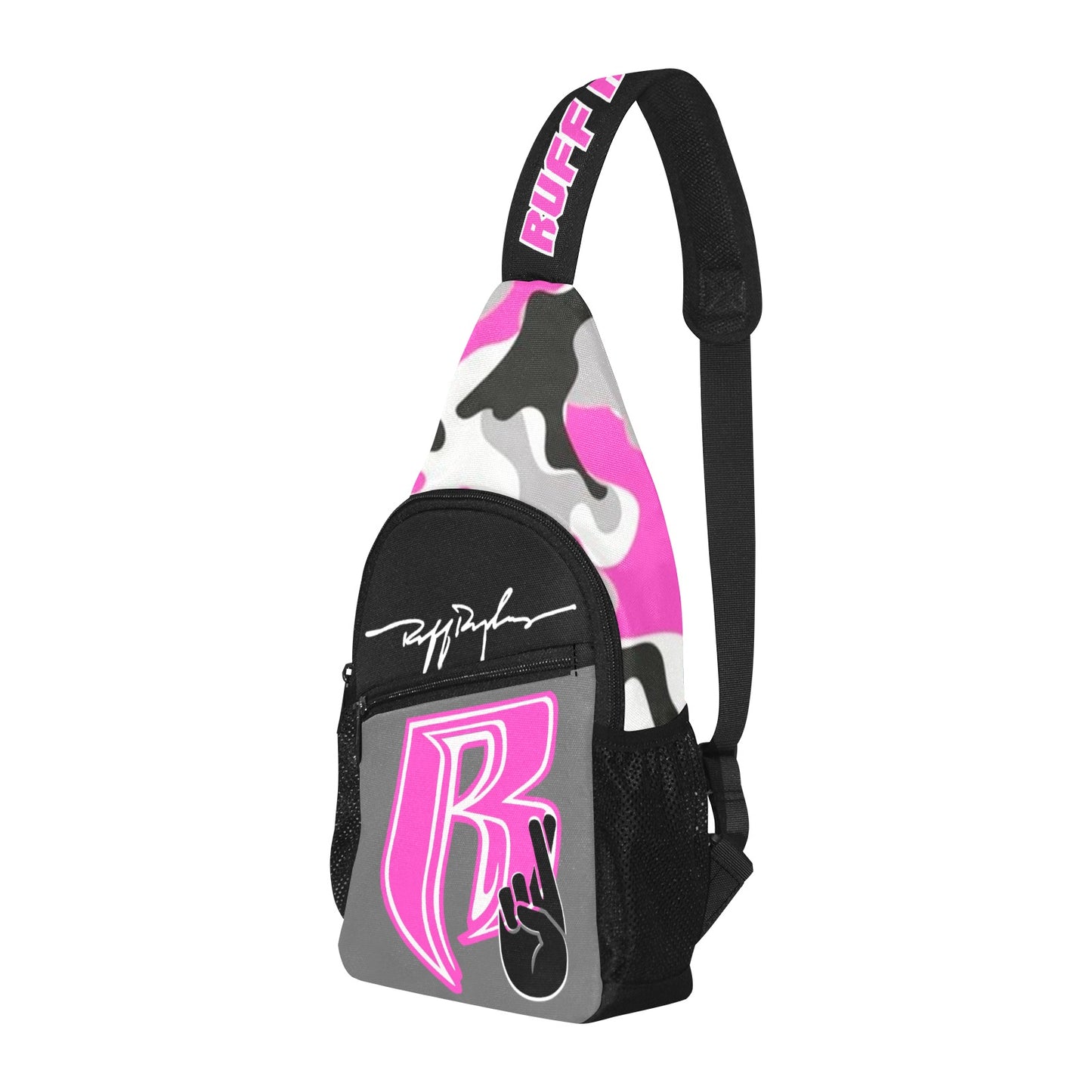 RR Crossbody Bag Pink Camo