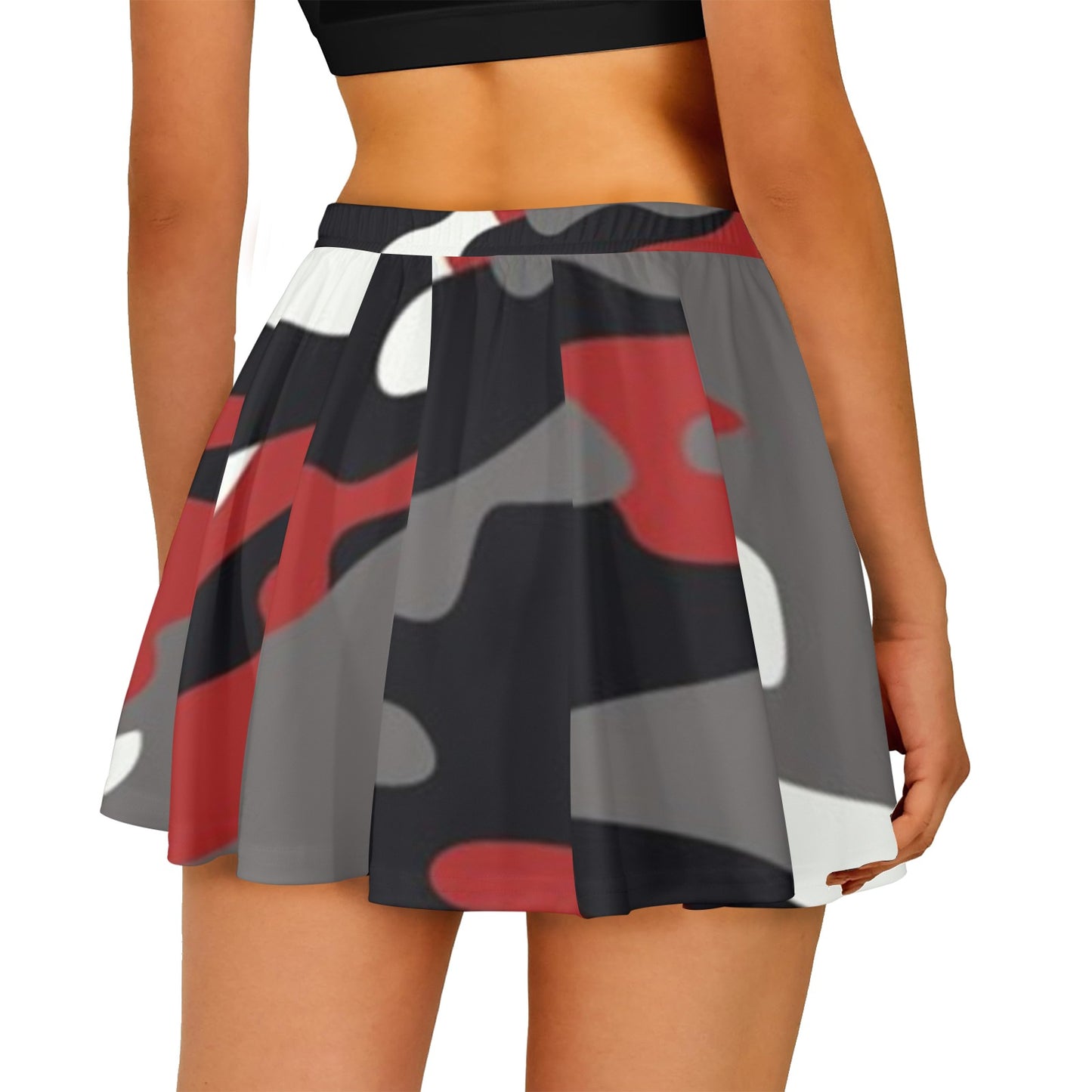 Fort Worth Red Camo Mini Skirt