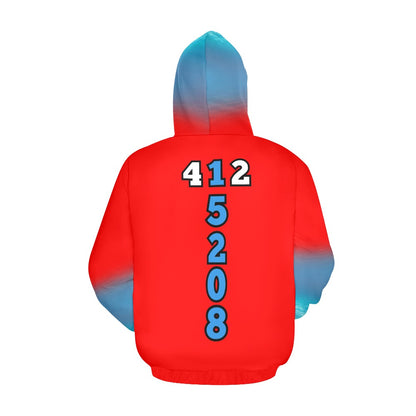 Homewood Island Hoodie Red