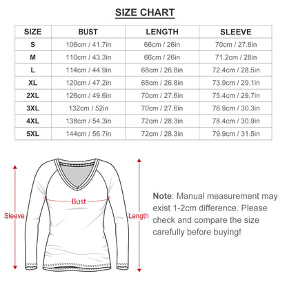 BHR Women's Long Sleeve Loose Fit Tee - Bandana