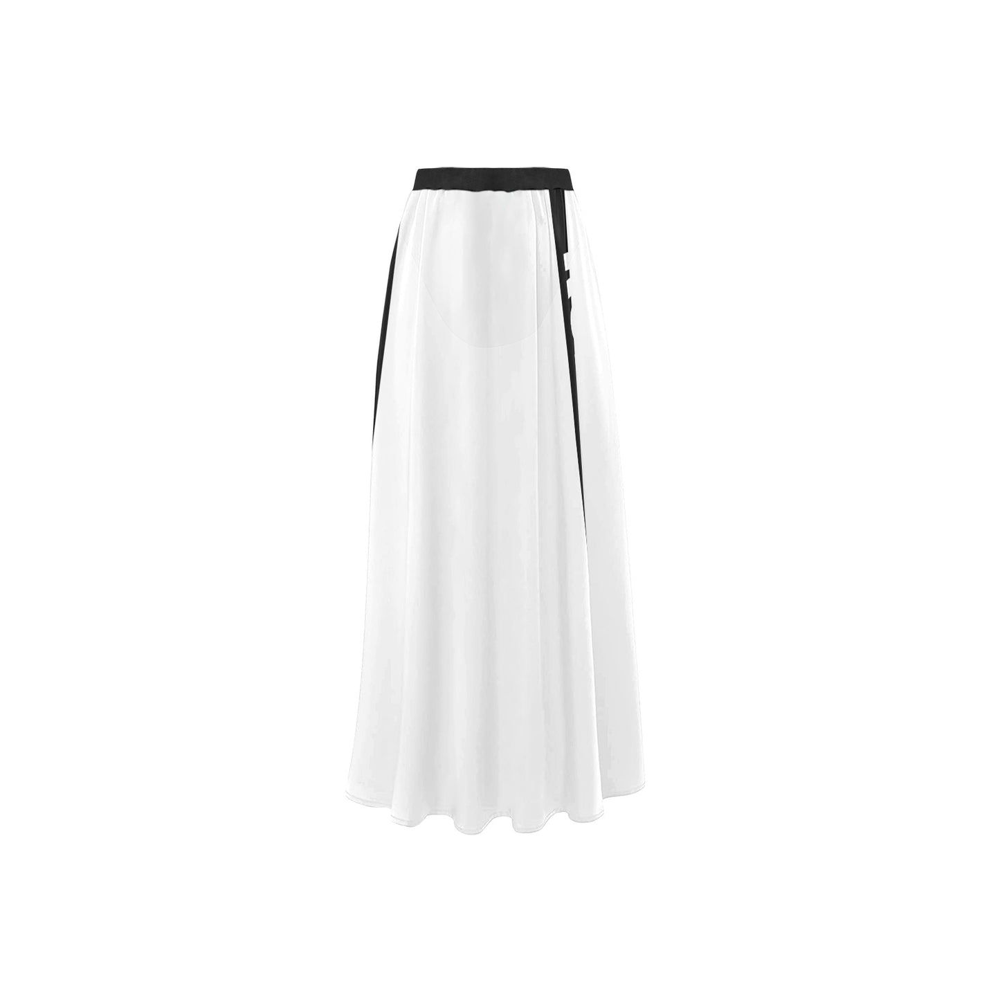 RR Long Split Beach Skirt Wht