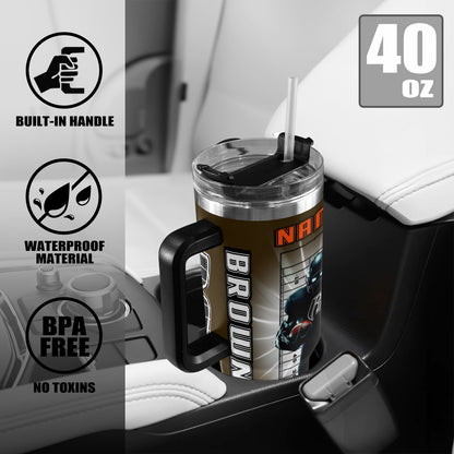 RR BROWNS 40OZ STAINLESS STEEL TUMBLER 2025