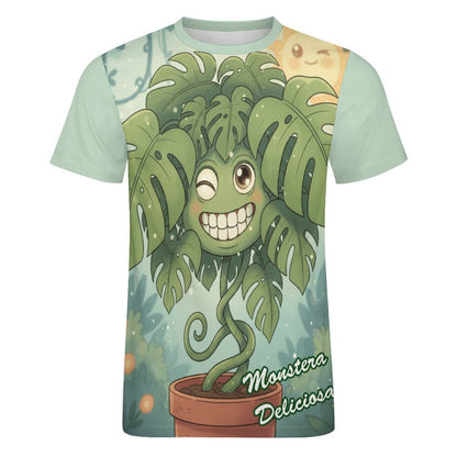 Plant Love Ice Silk Tee - Monstera