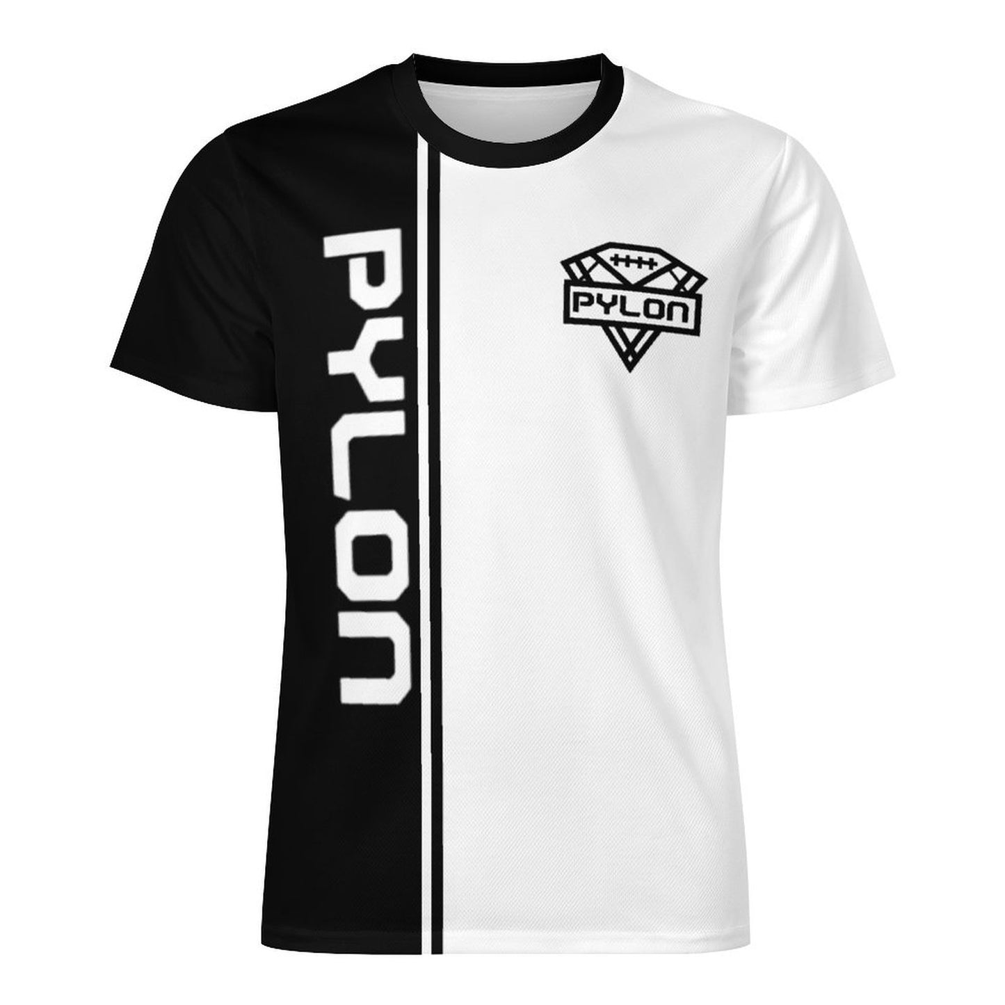 Pylon Ice Silk Tee Blk/Wht Half