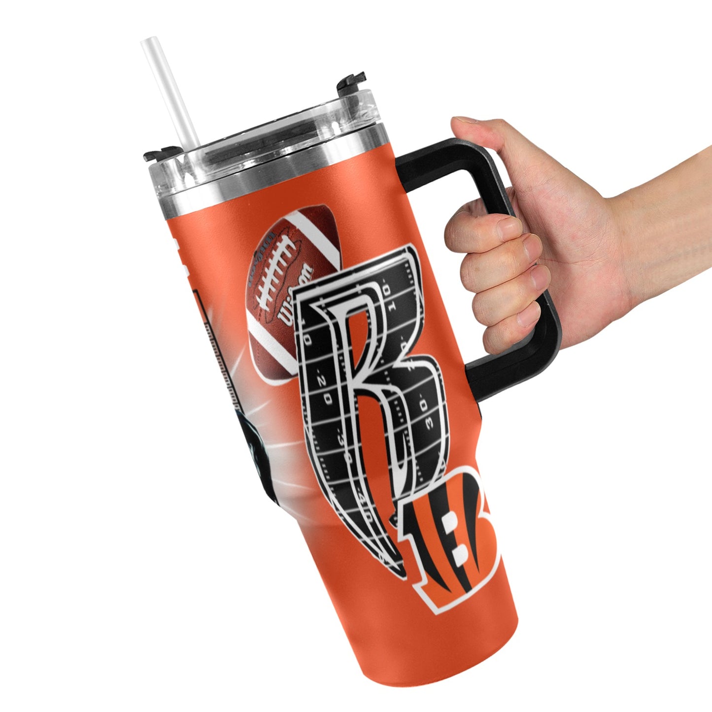 RR BENGALS 40OZ STAINLESS STEEL TUMBLER 2025