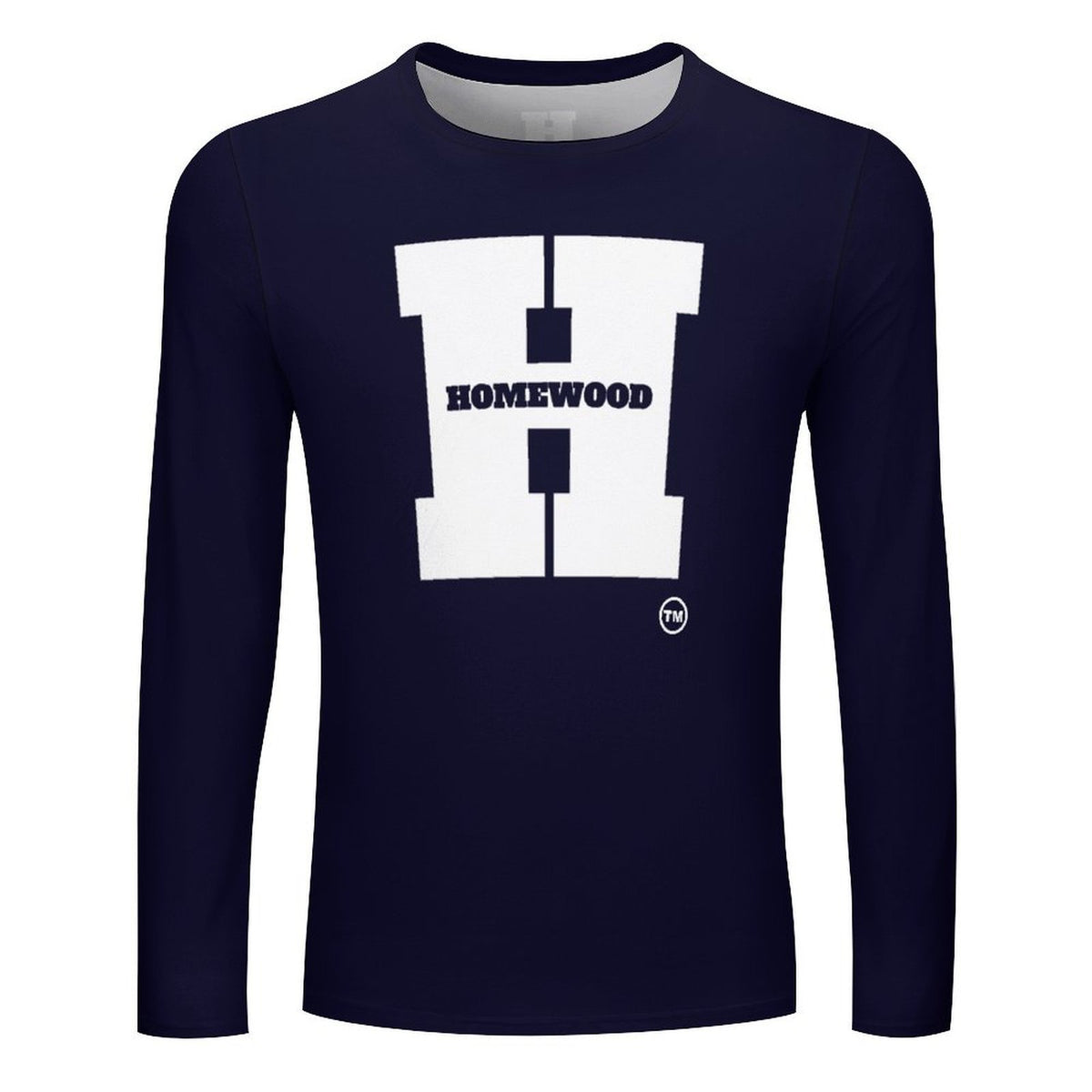 Homewood H Long Sleeve Drk Blu/Wht