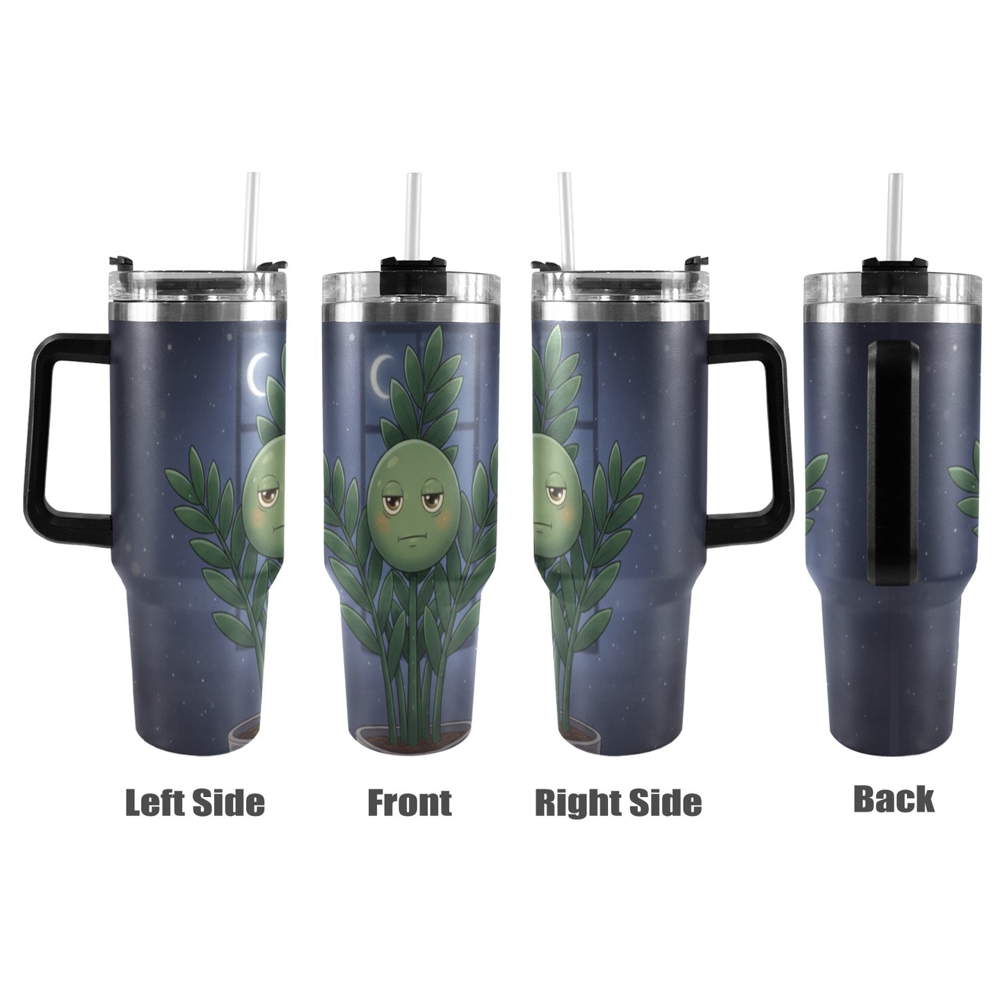 Plant Love ZZ Plant 40oz Stainless Steel Tumbler