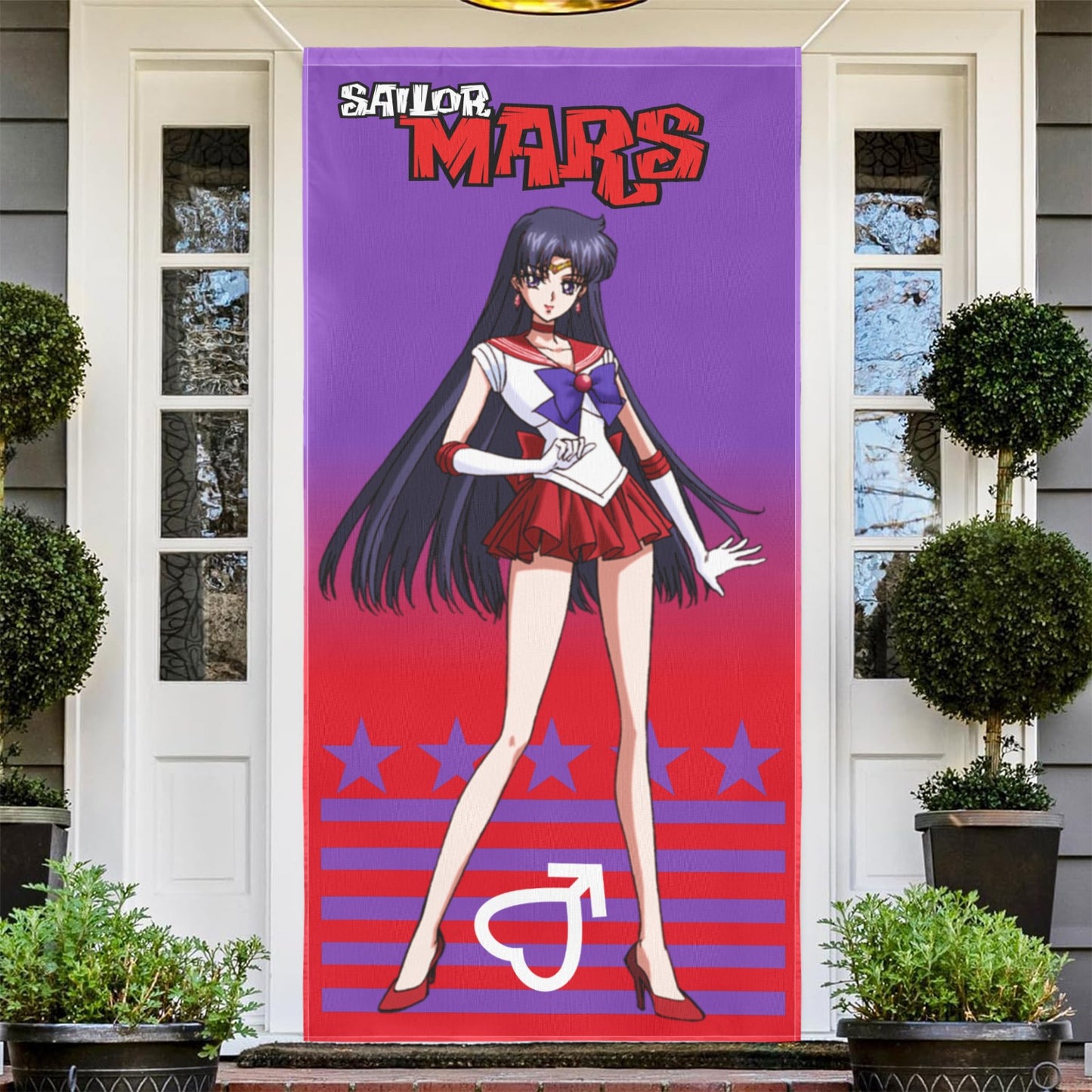 Sailor Mars Room Banner Door Banner