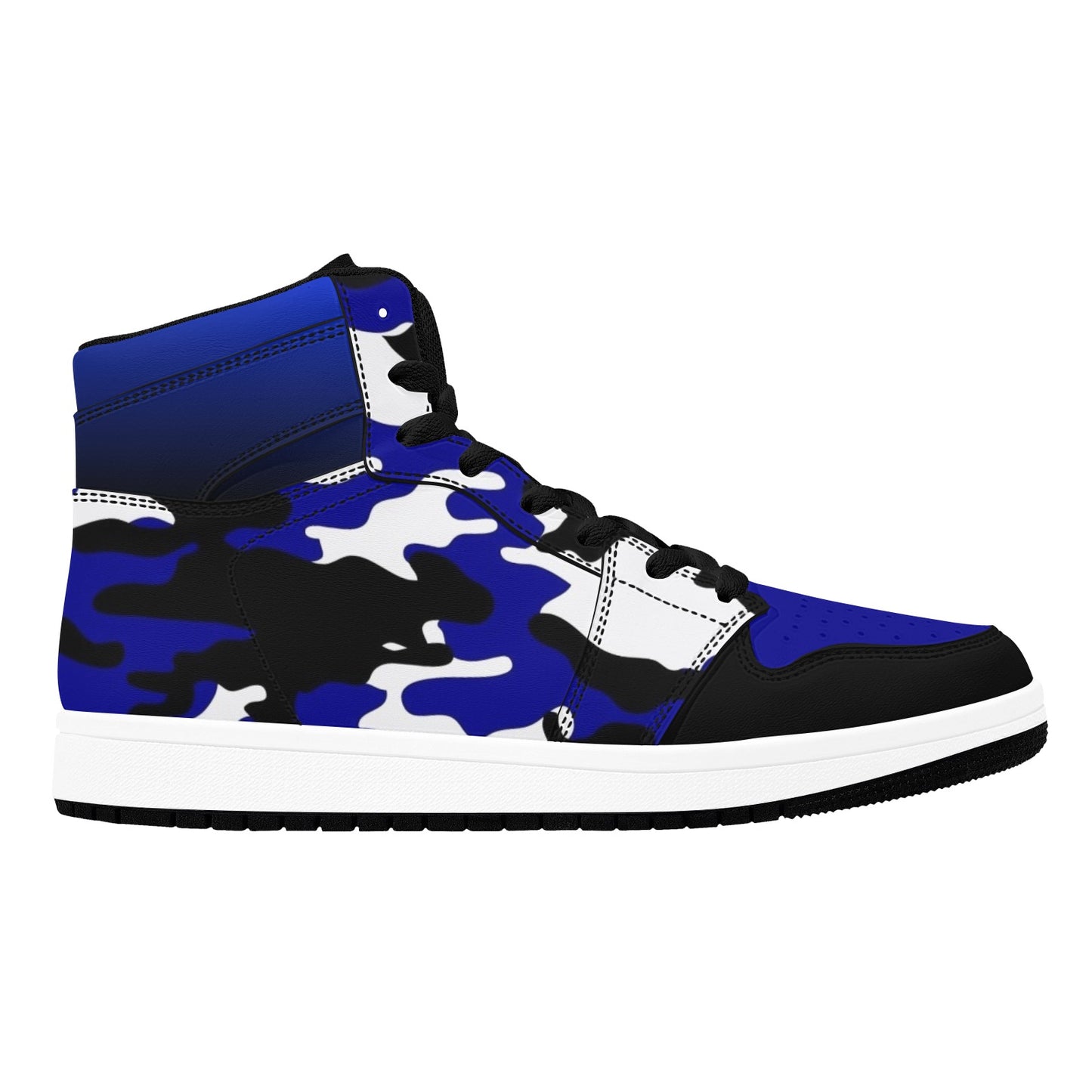 RR Royal Blue Camo High Top Sneakers