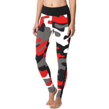 Red Camo Leggings
