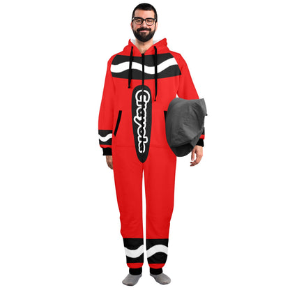 Crayon Unisex Onesie Red