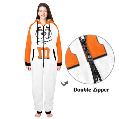 M&M Unisex Onesie Orange