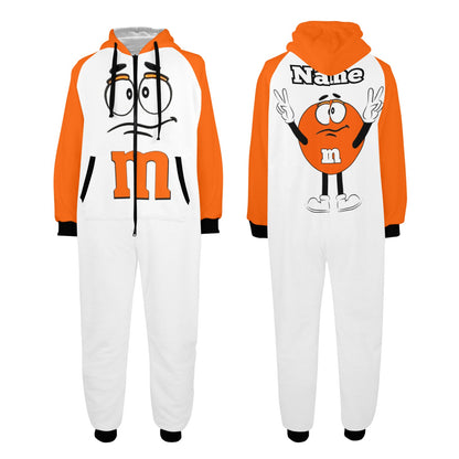 M&M Unisex Onesie Orange