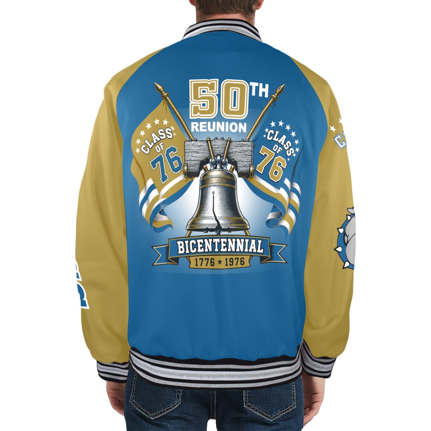 Savanna Bulldogs Varsity Style Printed Jacket