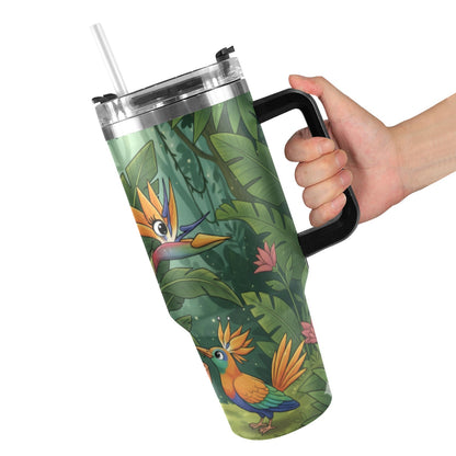 Plant Love Bird of Paradise 40oz Stainless Steel Tumbler