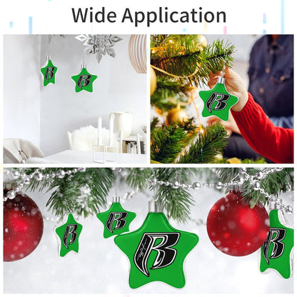 RR Christmas Hanging Star - Green