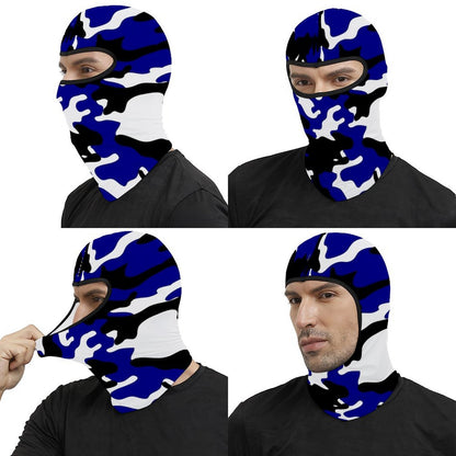 RR Full Mask Blue Camo